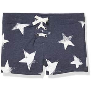 French Toast Girls' Lace Up Short, Navy Star, 4 for $9