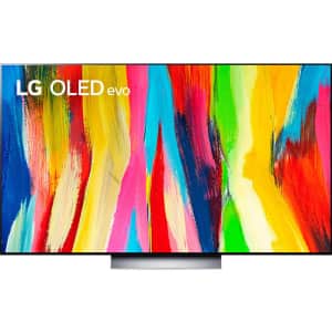 LG C2 77" 4K 120Hz HDR OLED Smart TV for $1,879