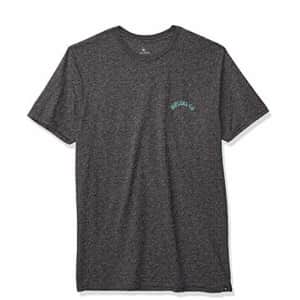 Rip Curl Men's Big Boys' Palm Tree MOCKTWIST TEE Shirt, Black, M for $26