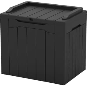 Patiowell 22" x 16.3" 32-Gallon Plastic Deck Box for $36 Patiowell 22" x 16.3" 32-Gallon Plastic Deck Box for $36