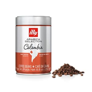 illy Coffee, Arabica Selection Whole Bean Colombia, Single Origin, Smooth with Notes of Citrus for $29