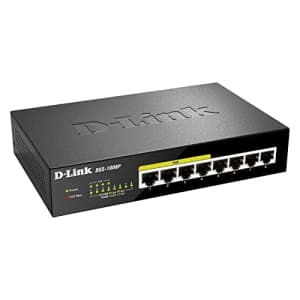 D-Link 8-Port Gigabit Switch w/PoE for $70