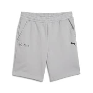 PUMA Men's Mercedes AMG Petronas Essentials Shorts, Team Silver for $26