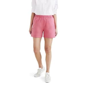 Dockers Women's Weekend Pull on Shorts, (New) Rethink Pink, Large for $21