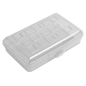 Sterilite Small Plastic Pencil Box for $1