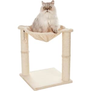 Amazon Basics Cat Tower w/ Hammock and Scratching Posts for $16