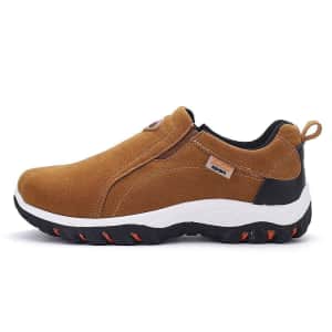 Koulb Men's Slip-On Sneakers for $10