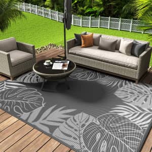 5 x 8-Foot Reversible Waterproof Outdoor Rug for $20