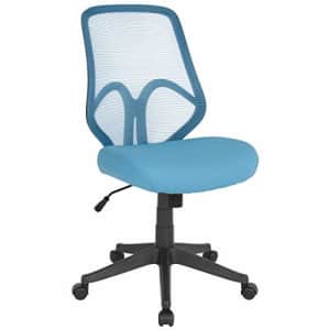 Flash Furniture Salerno Series High Back Light Blue Mesh Office Chair for $130