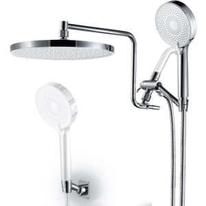 10" Rain Shower Head with Handheld for $28
