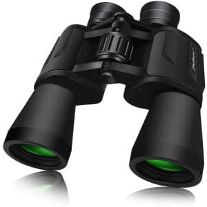 SkyGenius 10x50 Full-Size Binoculars for $31