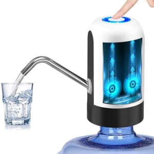 MyVision Portable Electric Water Bottle Dispenser for $13