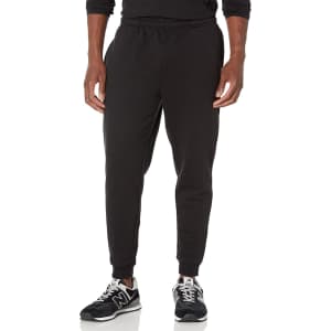 Amazon Essentials Men's Fleece Jogger Pants for $6