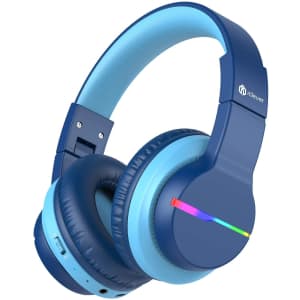 iClever Kids' Bluetooth Headphones w/ LED Lights for $18
