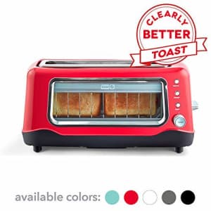 Dash Clear View Extra Wide Slot Toaster with Stainless Steel Accents + See Through Window, Defrost, for $50