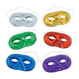 Fun Express Metallic Half-Masks (24 pieces)-Masquerade Masks, Mardi Gras, Party Supplies for $11 Fun Express Metallic Half-Masks (24 pieces)-Masquerade Masks, Mardi Gras, Party Supplies for $11