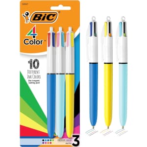 BIC 4-Color Original & Fashion Ball Pens 3-Pack for $3.73 w/ Prime + Sub & Save BIC 4-Color Original & Fashion Ball Pens 3-Pack for $3.73 w/ Prime + Sub & Save