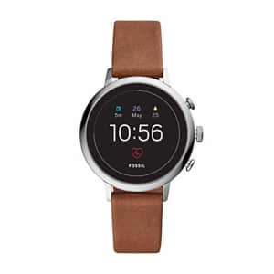 Fossil Women's Gen 4 Venture HR Heart Rate Stainless Steel and Leather Touchscreen Smartwatch, for $243 Fossil Women's Gen 4 Venture HR Heart Rate Stainless Steel and Leather Touchscreen Smartwatch, for $243