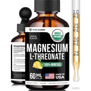 Magnesium L-Threonate Liquid Drops 2-oz. Bottle for $11