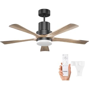 Ensenior 52" Ceiling Fan with Lights for $104