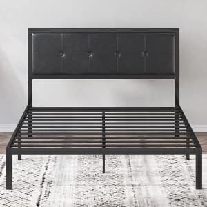 Zinus Cherie Metal Queen Platform Bed Frame for $165