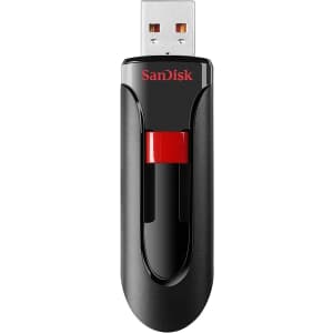 SanDisk Cruzer Glide 32GB USB 2.0 Flash Drive for $6