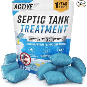 Active Septic Tank System Treatment Pods 12-Pack for $12 w/ Sub. & Save