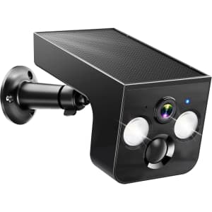 PM Popmake 2K Solar Wireless Outdoor Security Camera for $25