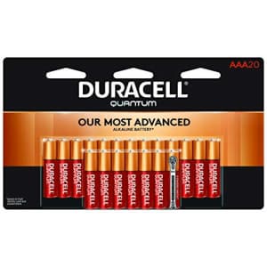 Duracell - Quantum AAA Alkaline Batteries - long lasting, all-purpose Triple A battery for for $24 Duracell - Quantum AAA Alkaline Batteries - long lasting, all-purpose Triple A battery for for $24