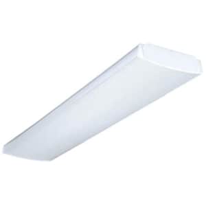 Lithonia Lighting 4-foot Fluorescent Wraparound Light for $15 Lithonia Lighting 4-foot Fluorescent Wraparound Light for $15