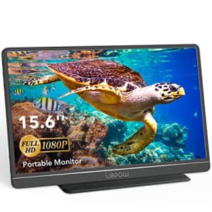 Lepow Portable Monitor, 15.6" FHD 1080P HDR IPS Portable Laptop Monitor with Built-in Speakers, for $94