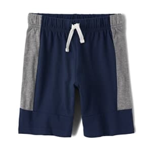 The Children's Place Boys' Pull On Everyday Shorts, Blue/Grey, Large for $5