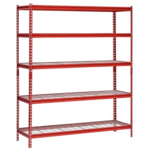 Muscle Rack 5-Shelf Steel Shelving Unit for $69