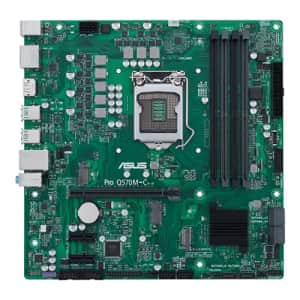 ASUS Pro Q570M-C/CSM LGA1200 (Intel 10th&11th Gen) mATX Commercial Motherboard (PCIe 4.0,1 for $165 ASUS Pro Q570M-C/CSM LGA1200 (Intel 10th&11th Gen) mATX Commercial Motherboard (PCIe 4.0,1 for $165