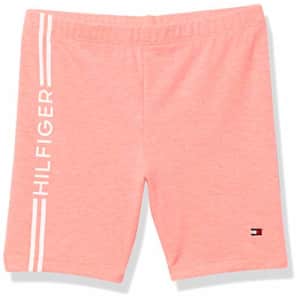 Tommy Hilfiger Girls Shorts, Bike Jolt Pink, 6X for $13
