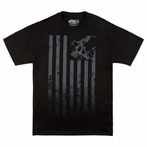 Metal Mulisha Men's Stripes Tee Shirt Black, Small for $26