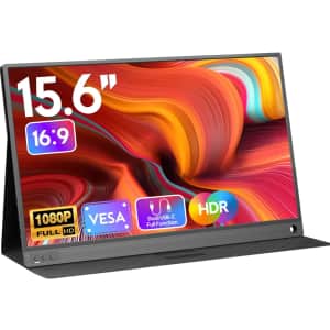 15.6" 1080p Portable USB-C Monitor for $130