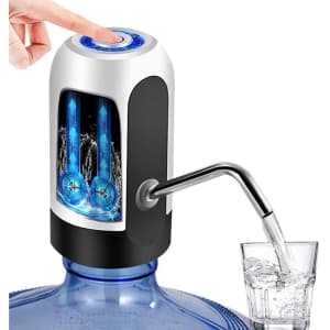 Yomym Electric Wireless Water Bottle Dispenser Pump for $12 Yomym Electric Wireless Water Bottle Dispenser Pump for $12