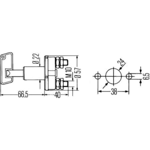 HELLA 002843011 2843 Series 100A Rating Battery Master Switch for $11 HELLA 002843011 2843 Series 100A Rating Battery Master Switch for $11