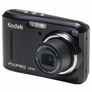 Kodak PIXPRO Friendly Zoom FZ43-BK 16MP Digital Camera with 4X Optical Zoom and 2.7" LCD Screen for $150