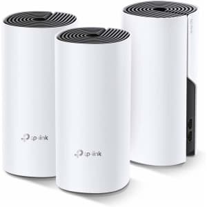 TP-Link Deco M4 AC1200 Whole Home Mesh WiFi System 3-Pack for $88