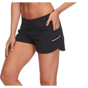 Body Glove Active Women's Buck UP Loose FIT Activewear Short, Black, X-Small for $60