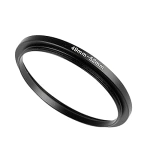 49mm to 52mm Step-Up Ring Adapter for $7