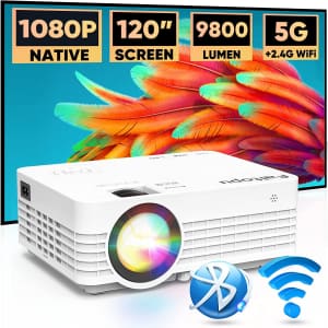 Faltopu 1080p WiFi Bluetooth Projector & 120" Screen for $80 Faltopu 1080p WiFi Bluetooth Projector & 120" Screen for $80