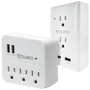 Aduro Surge Protector w/ USB 2-Pack for $15 Aduro Surge Protector w/ USB 2-Pack for $15
