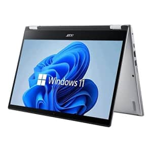 2022 Acer 2-in-1 Convertible Laptop, Windows 11, 14" FHD IPS Touchscreen, Intel Quad-Core i5-1035G1 for $500