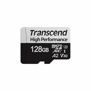 Transcend 128GB MicroSDXC 330S High Performance Memory Card TS128GUSD330S for $43