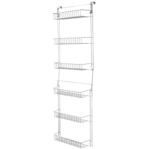 Trademark Home 6-Shelf Adjustable Overdoor Storage Rack for $16