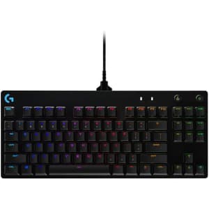 Logitech G Pro TKL Wired Mechanical Gaming Keyboard for $86