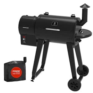 Z GRILLS ZPG-450A3 Wood Pellet Grill & Electric Smoker BBQ Combo with Auto Temperature Control, for $350